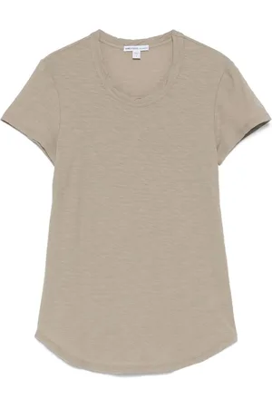 James Perse Playera traslúcida texturizado