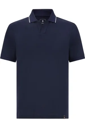 Boggi Milano Playera tipo polo con ribete en contraste