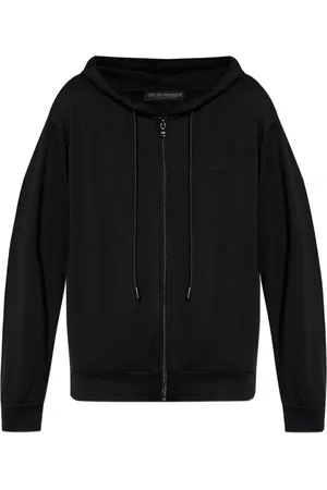 Emporio Armani Hoodie con logo bordado