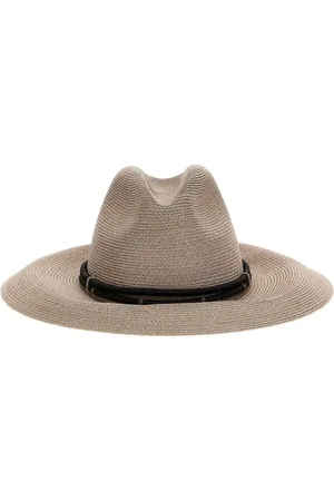 Brunello Cucinelli Sombrero de paja de ala ancha