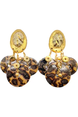 JENNIFER GIBSON JEWELLERY Aretes de clip Vintage Ikarami