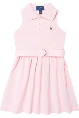 Ralph Lauren Vestido polo tejido con cinturón