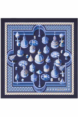 Salvatore Ferragamo Mascada con domos estampados
