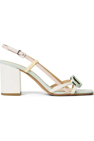 Twin-Set Sandalias con placa del logo y tacón de 75mm