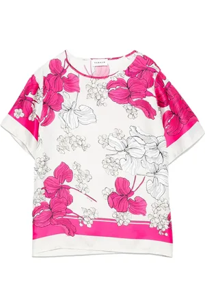 P.A.R.O.S.H. Playera con estampado floral