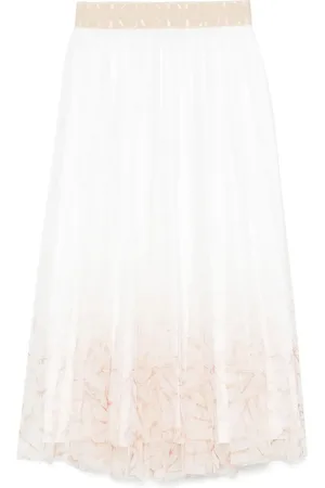 PESERICO SIGN Falda midi con diseño plisado