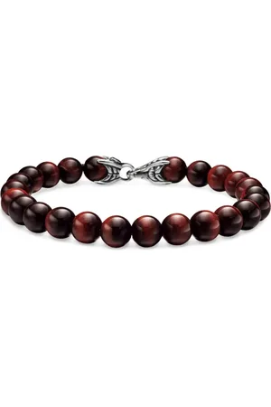 David Yurman Pulsera Spiritual Beads en plata de ley de 8mm
