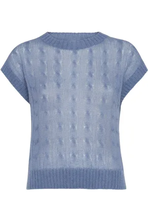 Brunello Cucinelli Top en tejido de ochos