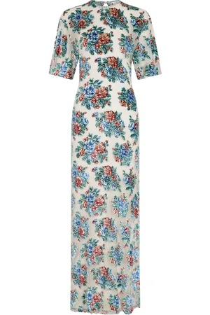 Paco rabanne Vestido con estampado floral