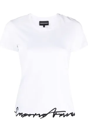Emporio Armani Playera con logo bordado