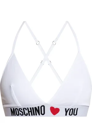 Moschino Brasier con logo estampado