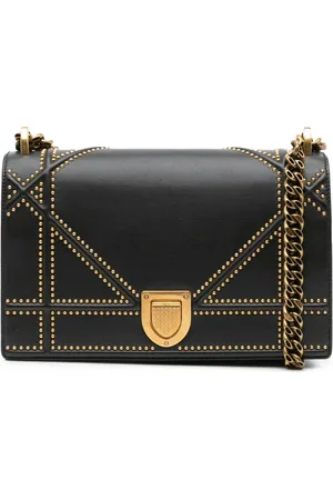 Dior Bolsa crossbody Medium Studded Lambskin Diorama Flap 2018