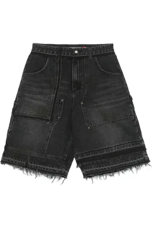 Andersson Bell Shorts de mezclilla con diseño patchwork