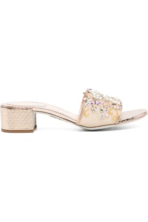 RENE CAOVILLA Sandalias Cinderella con tacón de 40mm