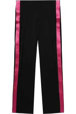 Helmut Lang Pantalones con ribete satinado