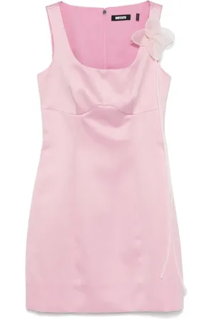 ROTATE Vestido corto de satén con motivo floral