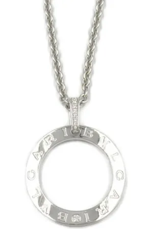 Bvlgari Collar Sautoir en oro blanco de 18kt con diamante 2010