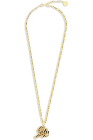 Roberto Cavalli Collar con dije de tigre