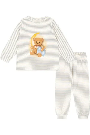 Konges Sløjd Set de pantalones con motivo de rayas (set de 2 piezas)
