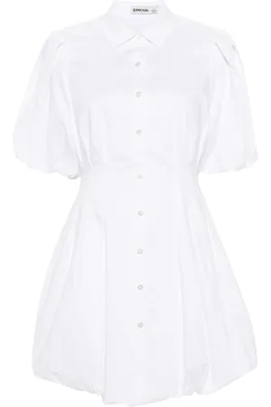 Simkhai Vestido camisero corto Cleo