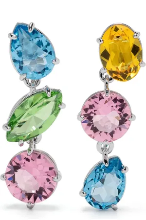 Swarovski Aretes Gema con dije