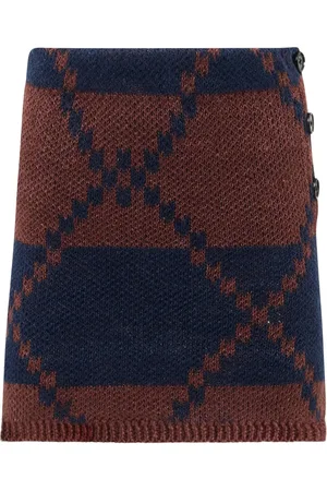 J.W.Anderson Falda corta de tejido fair isle