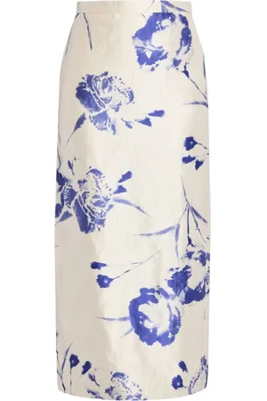 Erdem Falda midi con estampado floral