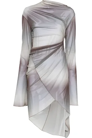 Jade Cropper Vestido corto con diseño drapeado