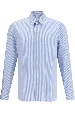 Saint Laurent Camisa con rayas estampadas