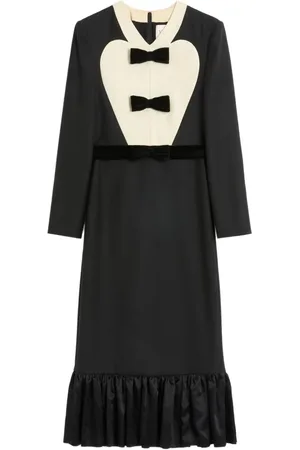 VALENTINO GARAVANI Vestido midi con detalle de moño