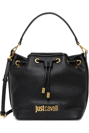 Roberto Cavalli Bolsa bucket con letras del logo
