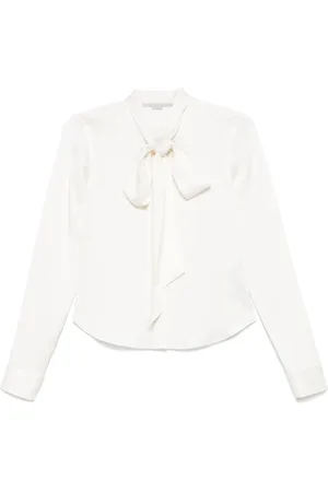 Stella McCartney Blusa con moño en el cuello