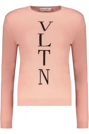VALENTINO GARAVANI Suéter tejido con logo en intarsia