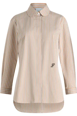 Patou Camisa de popelina con rayas estampadas