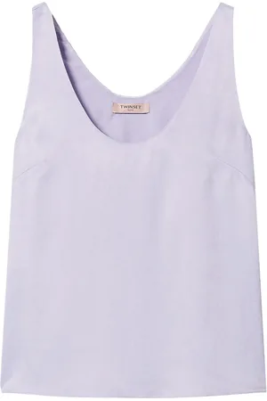 Twin-Set Top con cuello redondo