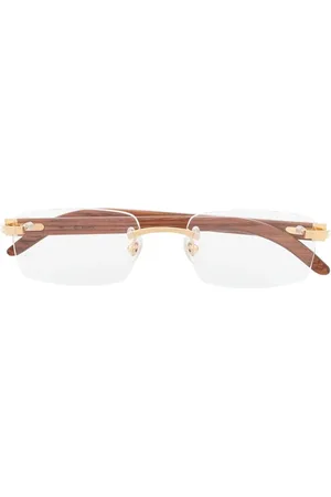 Cartier Lentes con armazón cuadrada