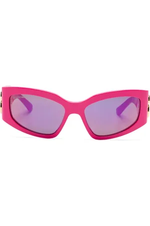 Balenciaga Lentes de sol con armazón rectangular