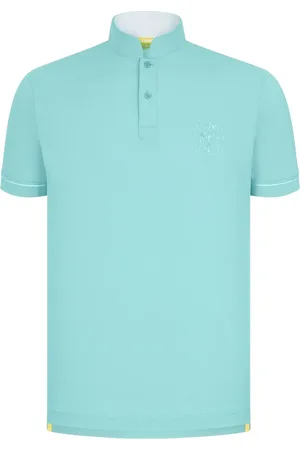 SHANGHAI TANG Playera tipo polo con diseño bordado