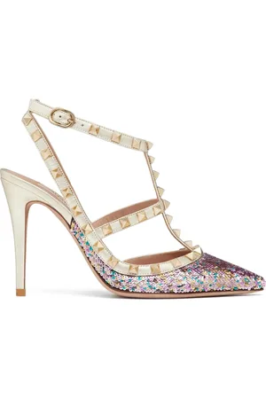 VALENTINO GARAVANI Zapatillas Rockstud con tacón de 100mm