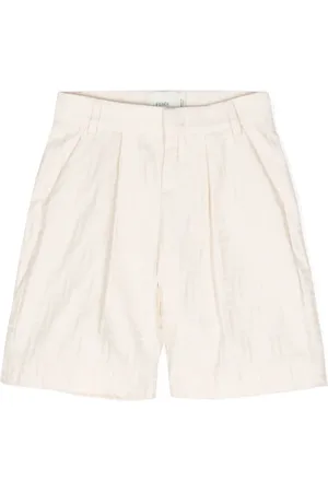 Fendi Shorts smart con logo FF en jacquard
