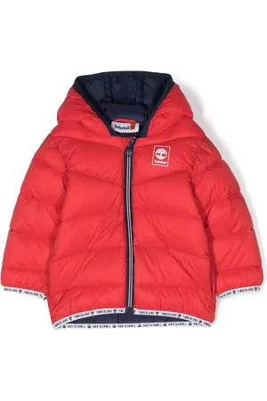 Timberland Chamarra capitonada con capucha y logo