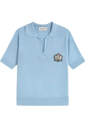 Ermanno Firenze Playera tipo polo con logo bordado