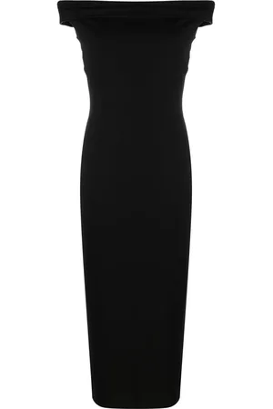 Reformation Vestido midi Jamen con hombros descubiertos