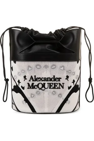 Alexander McQueen Bolsa bucket con cordones