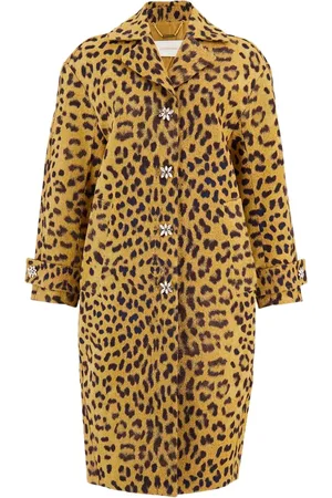 ZIMMERMANN Abrigo con estampado de leopardo