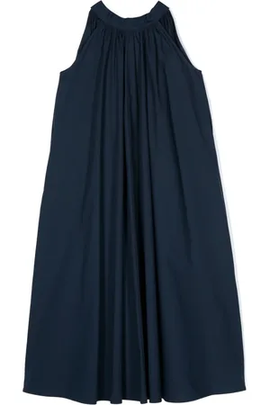 MEIMEIJ Vestido midi de popelina con cuello halter