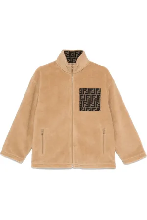 Fendi Chamarra con tejido polar