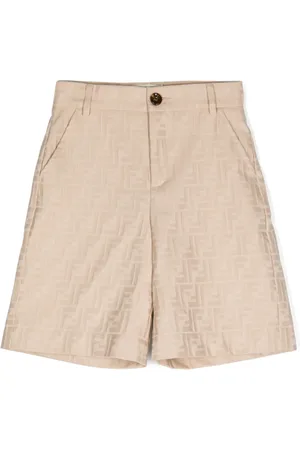 Fendi Shorts con logo FF en jacquard