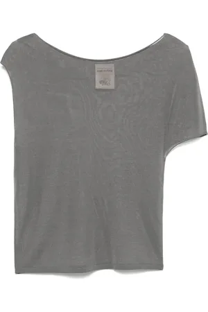 SEMICOUTURE Playera traslúcida
