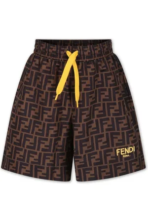 Fendi Shorts de playa con estampado FF